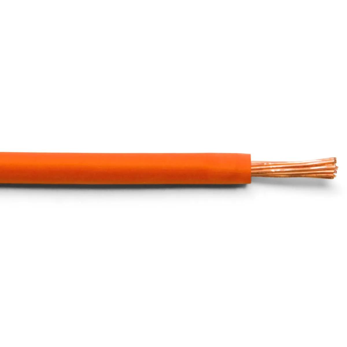 18 Gauge Orange Cross-Link Primary Wire - 100 Feet