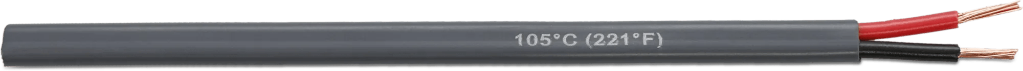 16/2 Plastic Jacketed Primary Wire - Black, Red - 100'