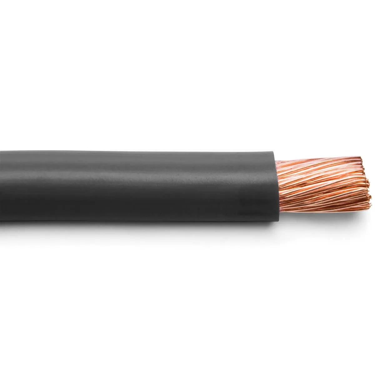 1/0 Gauge Black Battery / Starter Cable - 25 Feet
