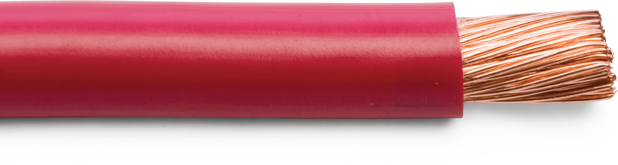 1/0 Gauge Red Battery / Starter Cable - 25 Feet