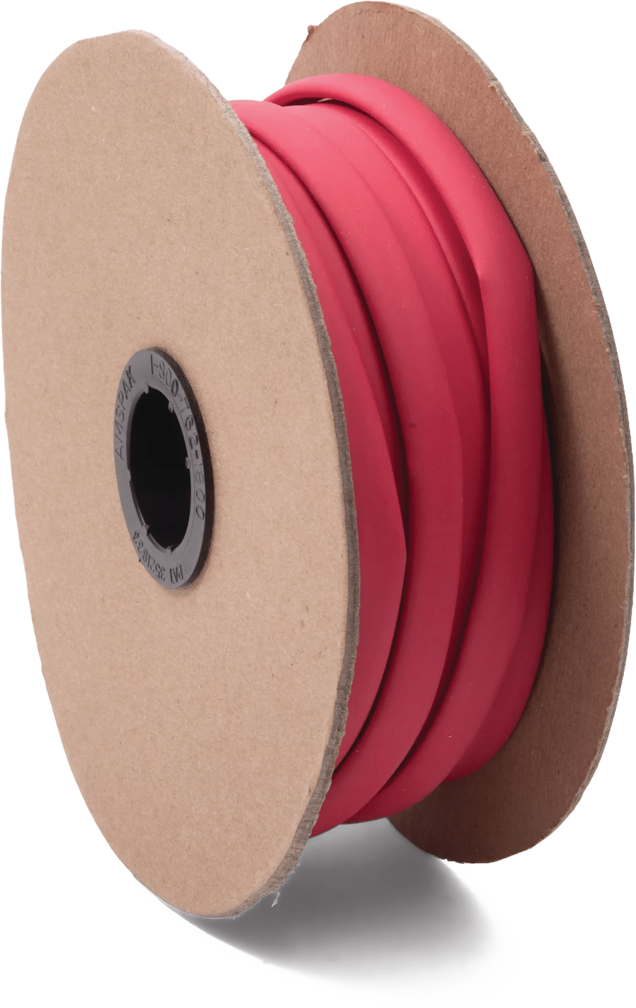 26 - 22 AWG 1/8" Red Single-Wall Heat-Shrink Tubing - 100 Feet