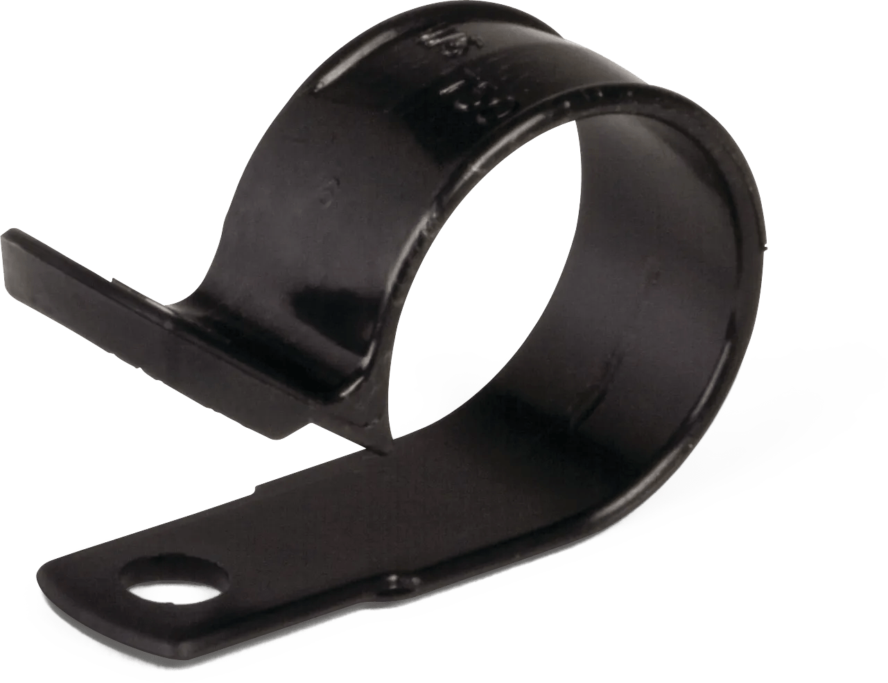 5/16" Black Nylon Wiring and Tubing Clamp - 25 Pack