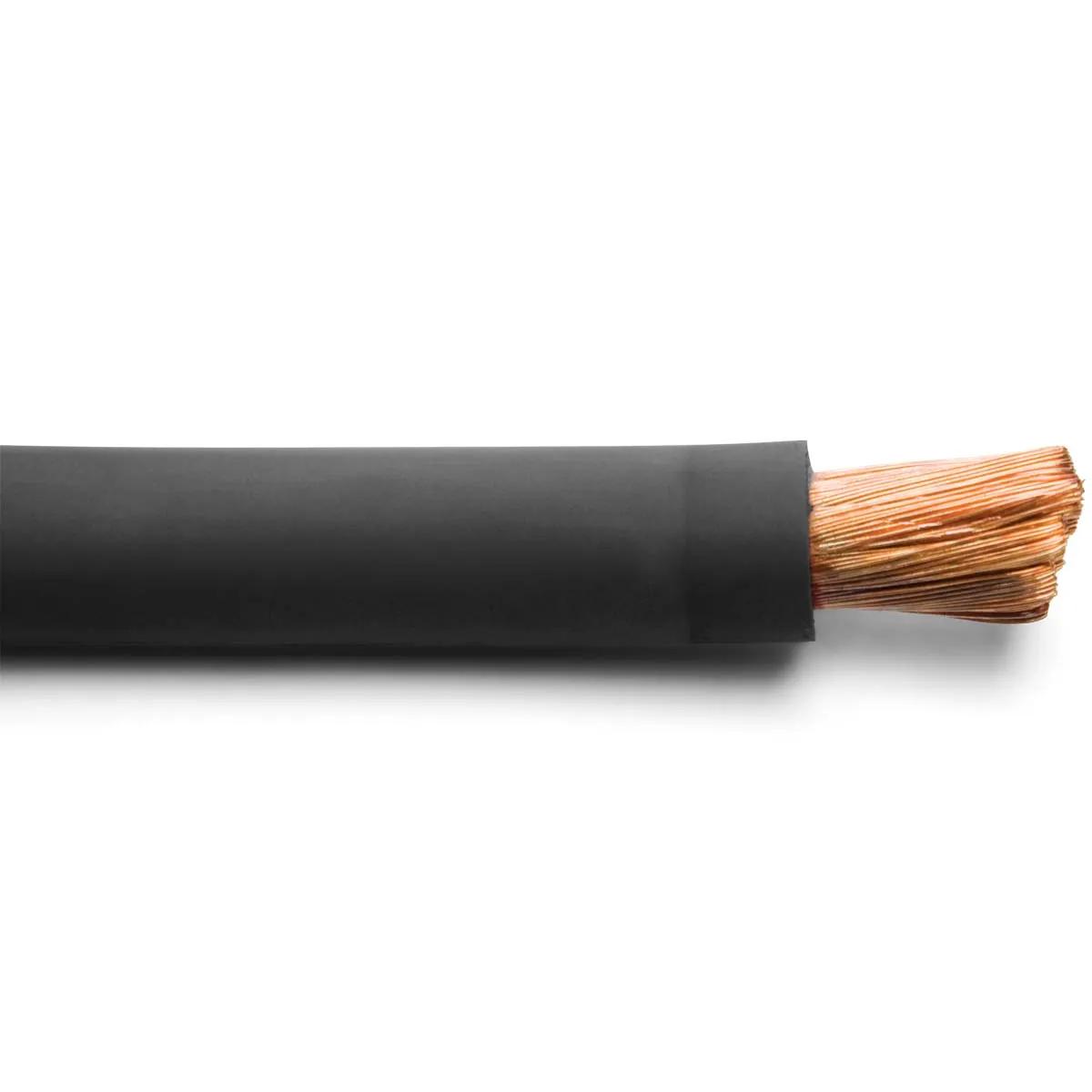 4 Gauge Black Welding Cable - 25 Feet