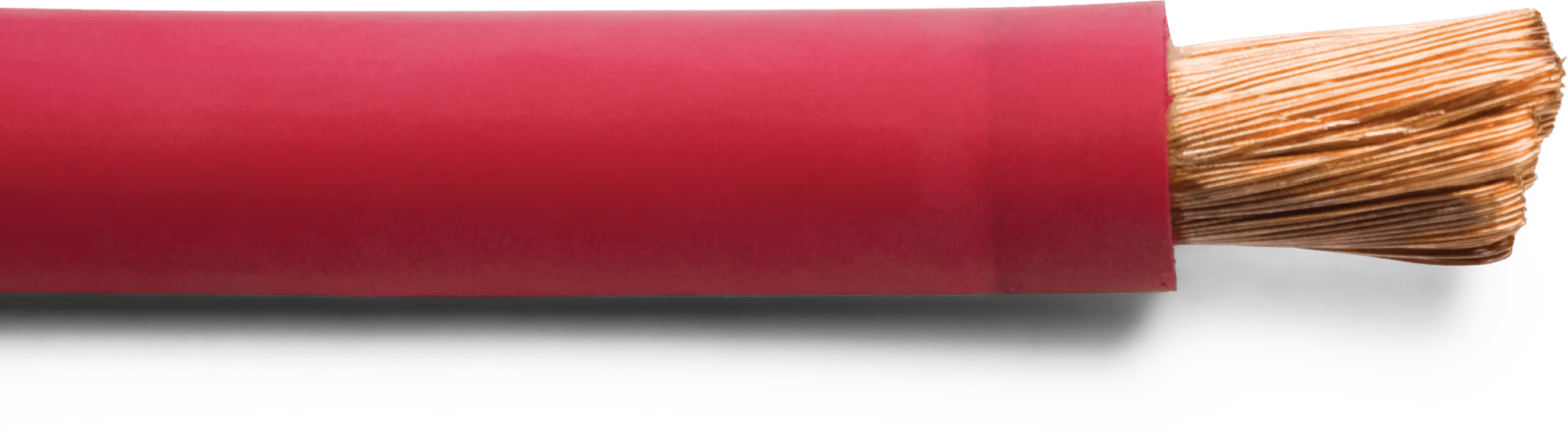 2 Gauge Red Welding Cable - 25 Feet