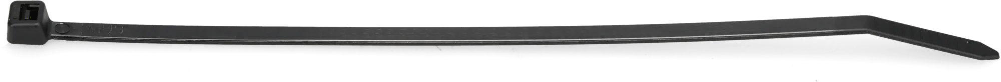 3/16" x 7" Black Nylon Cable Tie - Large - 500 Pack