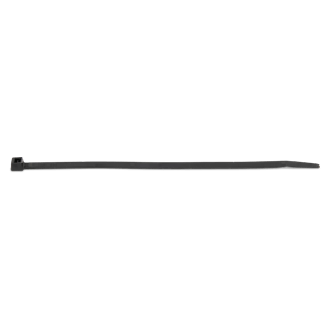 3/16" x 8" Black Nylon Cable Tie - 100 Pack