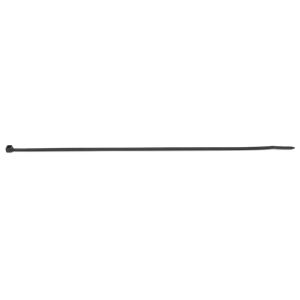 3/16" x 15-1/2" Black Nylon Cable Tie - 25 Pack