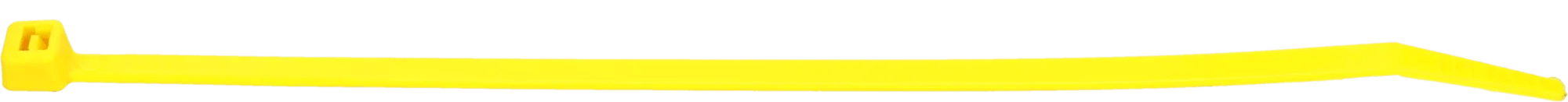 3/16" x 8" Yellow Nylon Cable Tie - 50 Pack