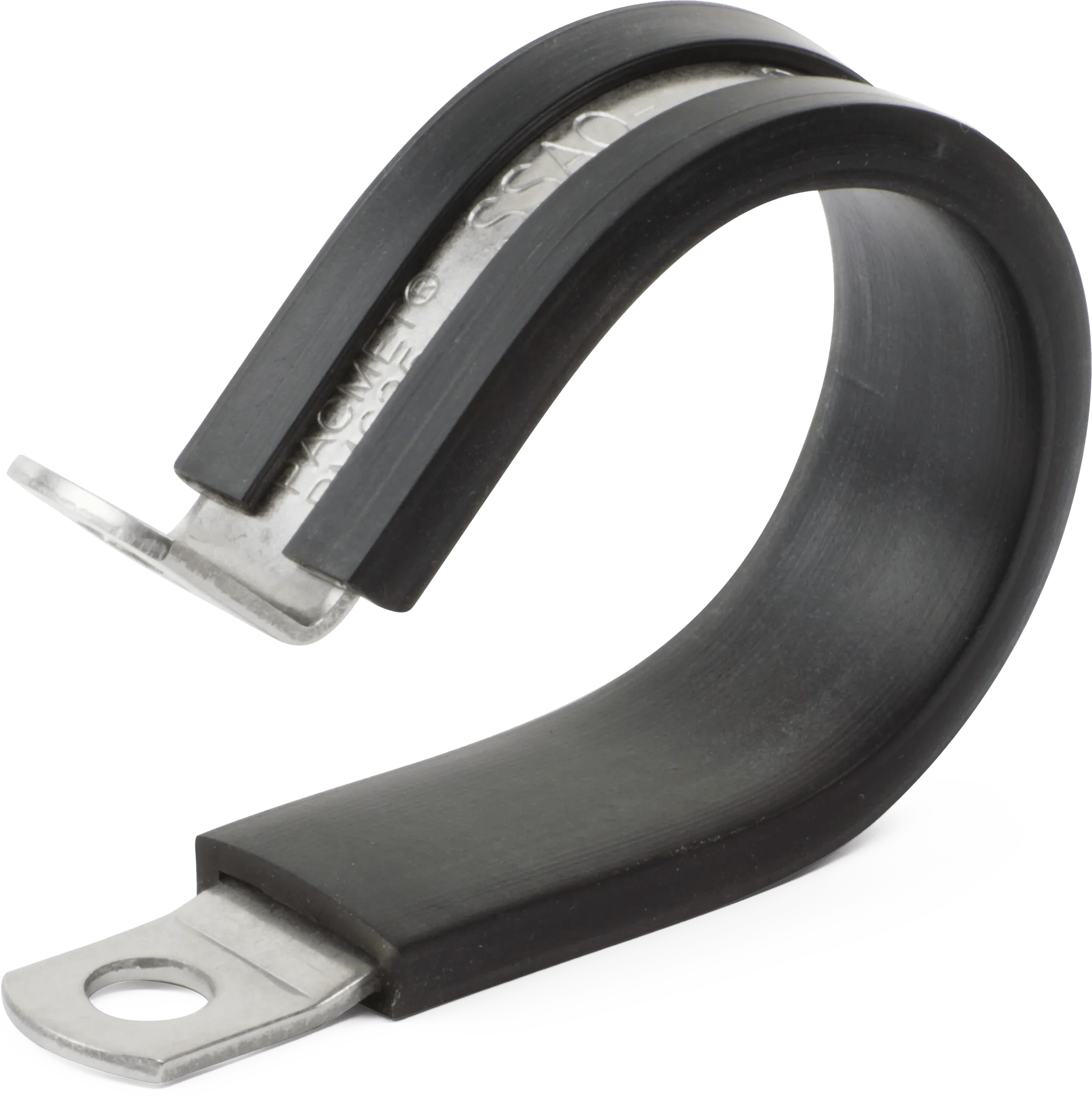 1/2" Insulated Stainless Steel Wiring and Tubing Clamp - 10 Pack