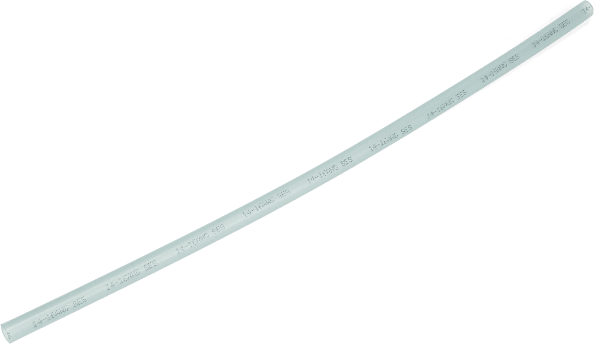 18 - 10 AWG 1/4" x 1-1/2" Clear Blue Dual-Wall Heat-Shrink Tubing - 25 Pack