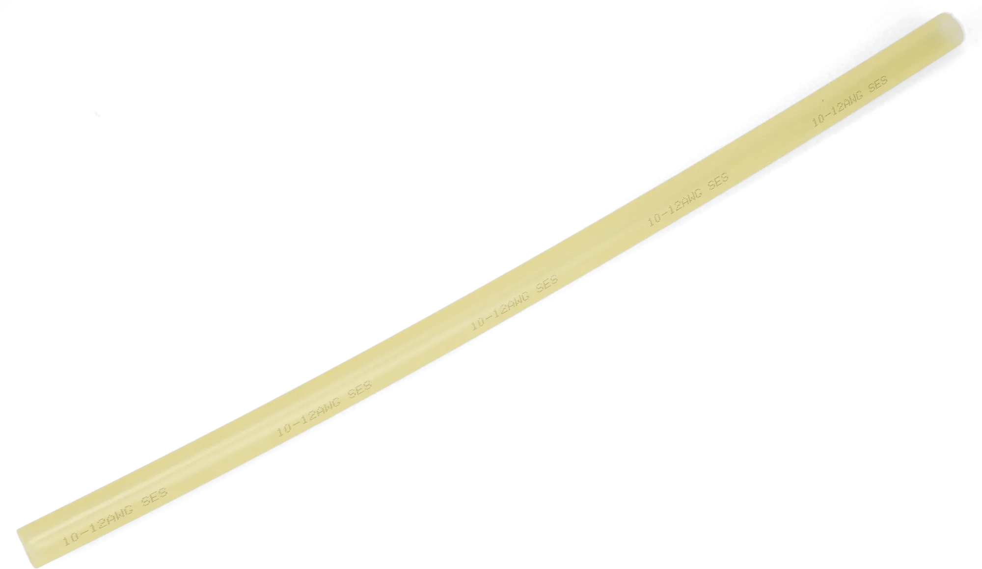 16 - 6 AWG 3/8" x 6" Clear Yellow Dual-Wall Heat-Shrink Tubing - 5 Pack