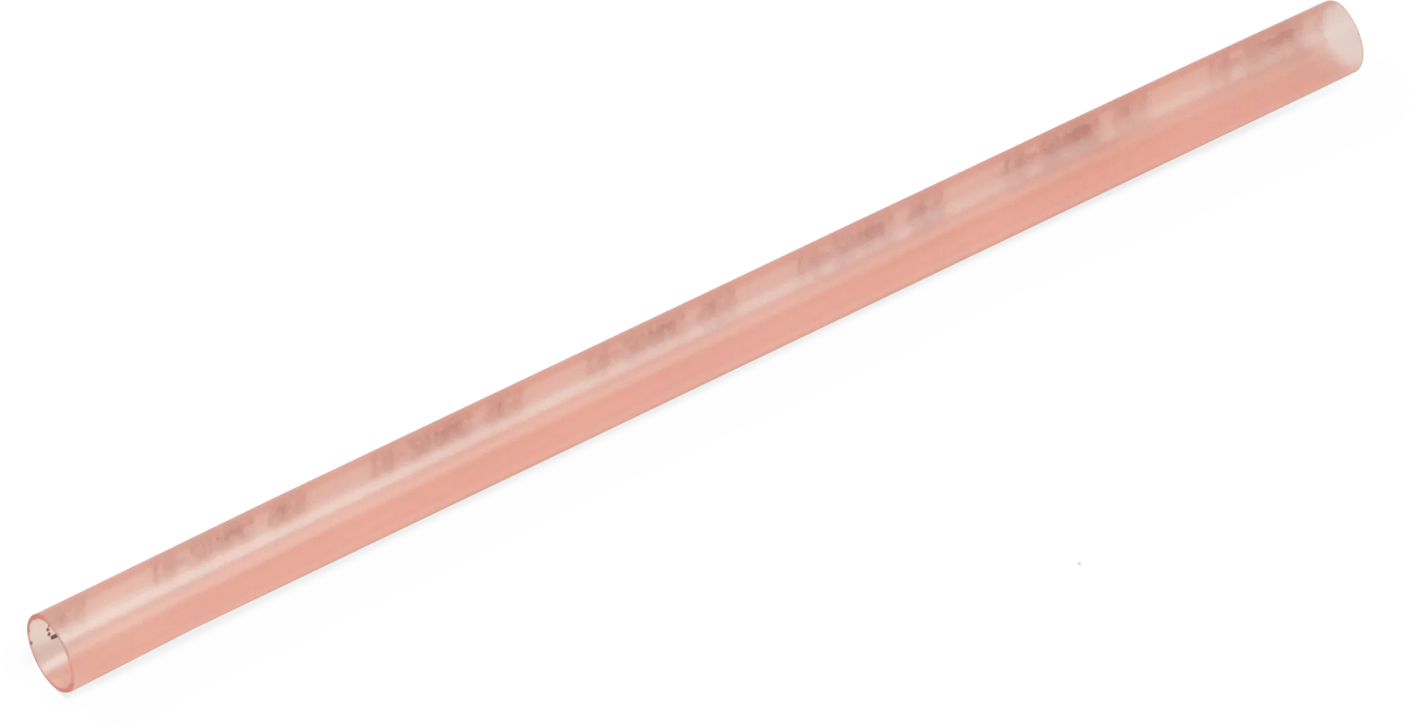 20 - 12 AWG 3/16" x 1-1/2" Clear Red Dual-Wall Heat-Shrink Tubing - 25 Pack