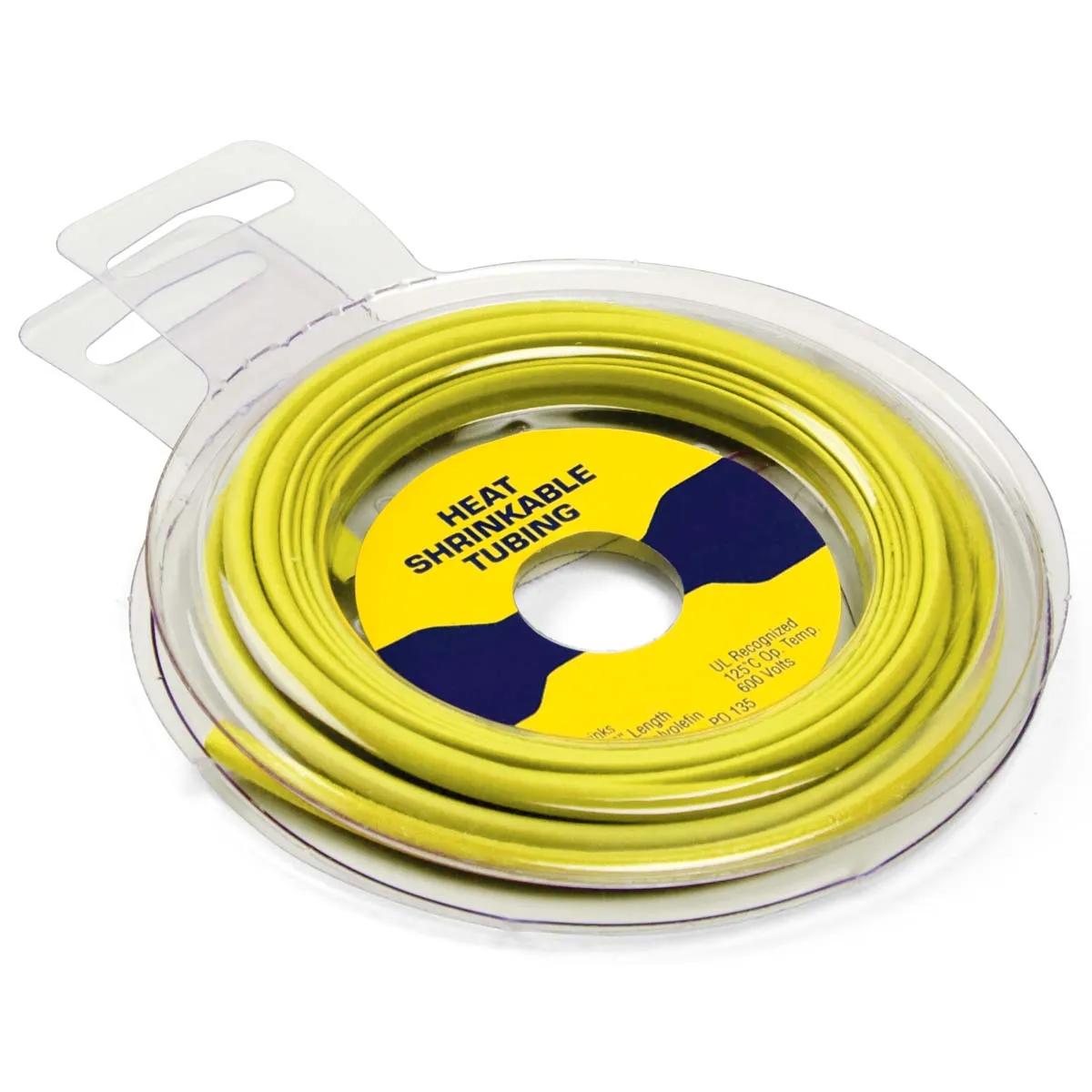 Yellow Disc-Mate Heat-Shrink Tubing