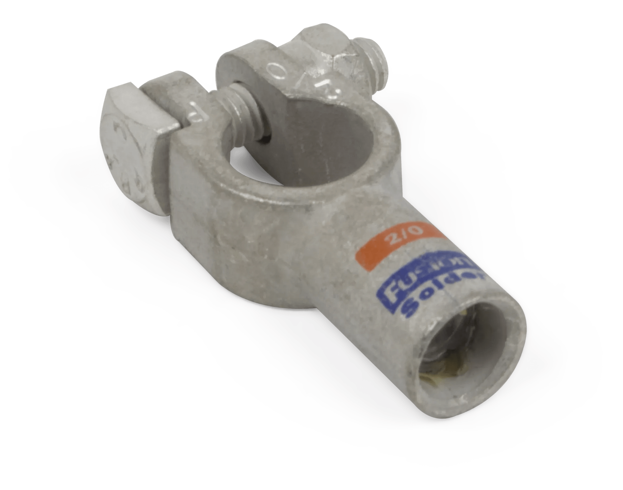 2 - 1 AWG Kim-Tech Fusion Heavy Duty Straight Barrel Positive Battery Terminal - 5 Pack