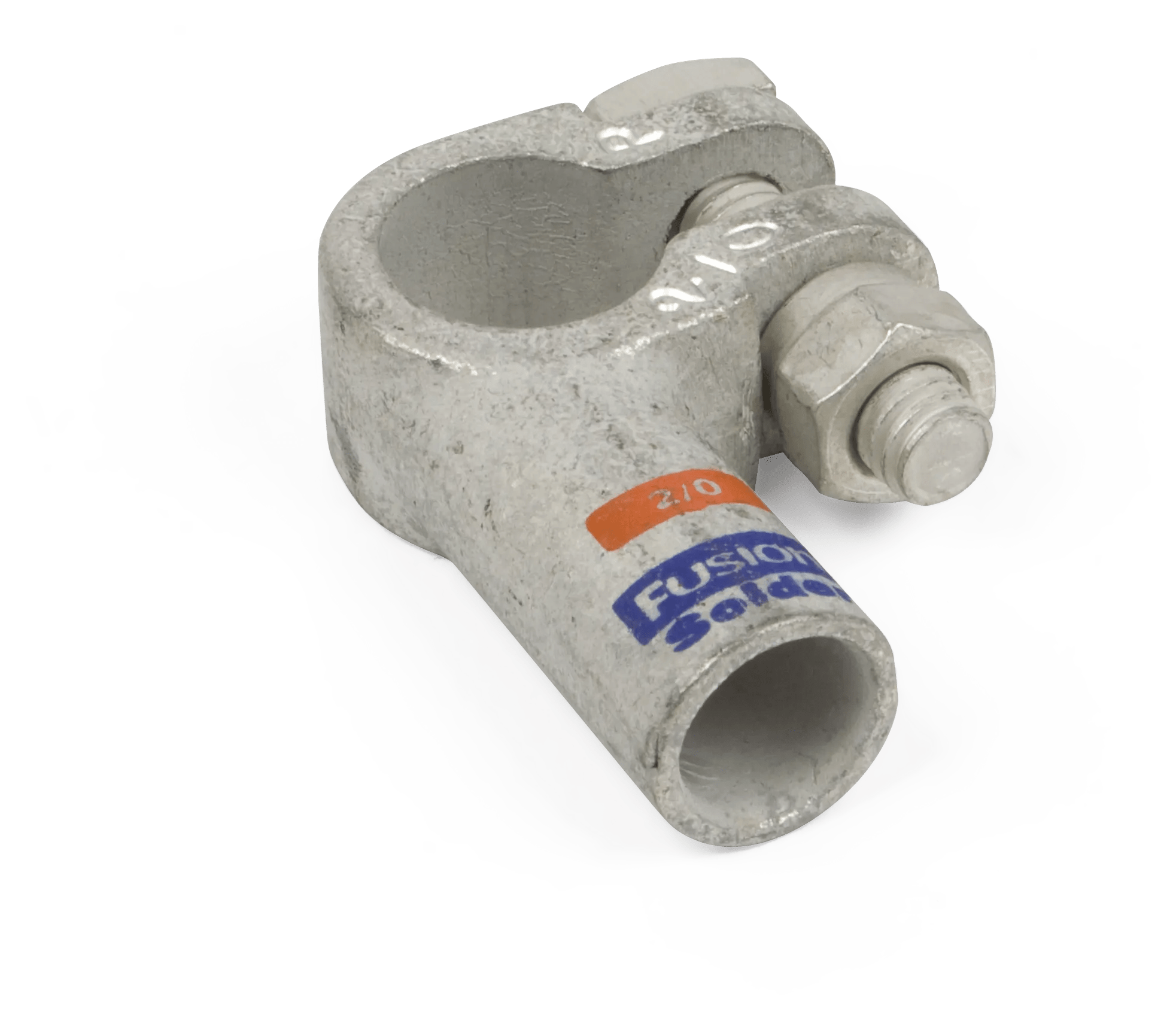 2/0 AWG Kim-Tech Fusion Heavy Duty Right Elbow Positive Battery Terminal - 4 Pack