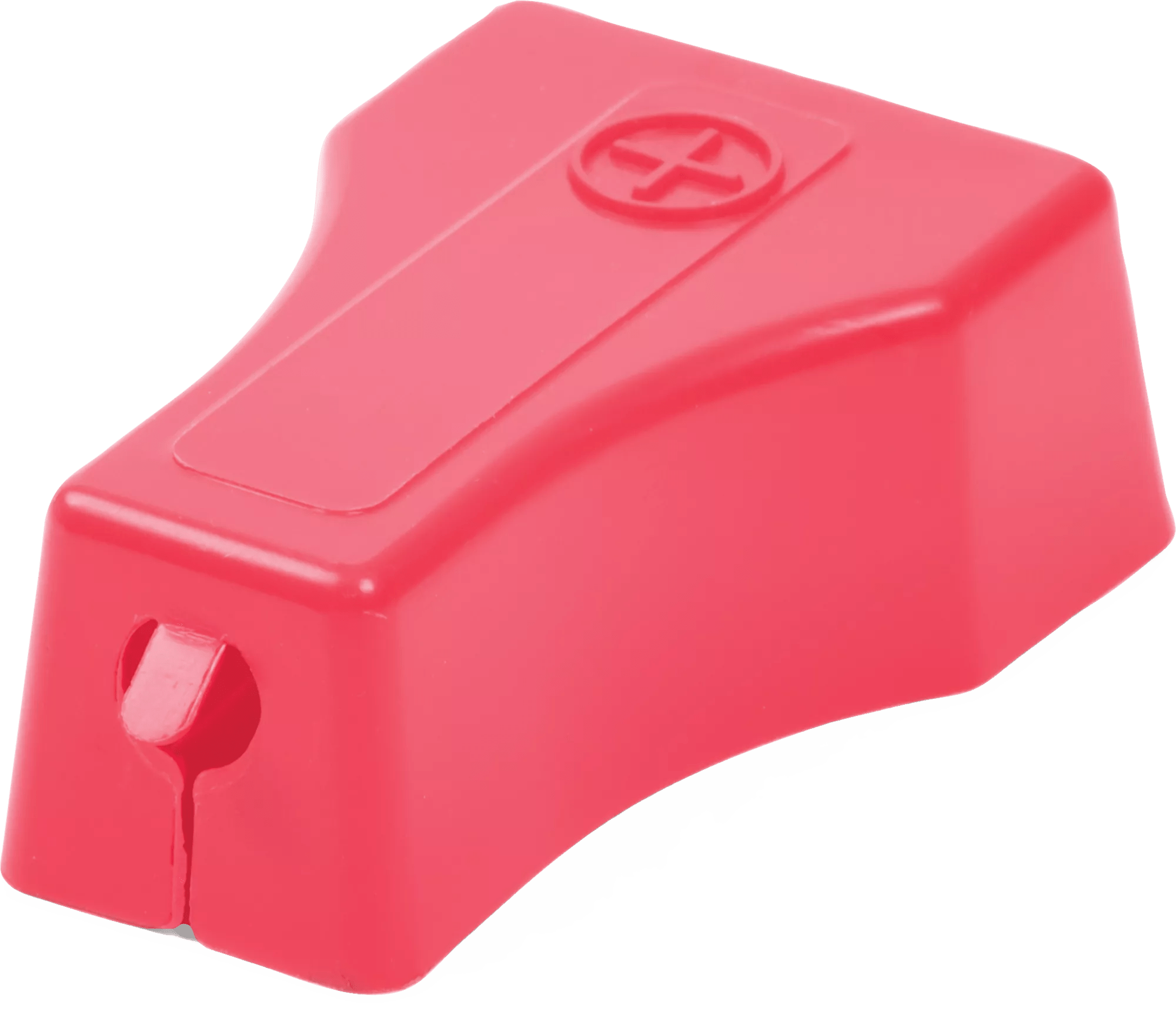 1 - 2 AWG Red Straight Snap On Clamp