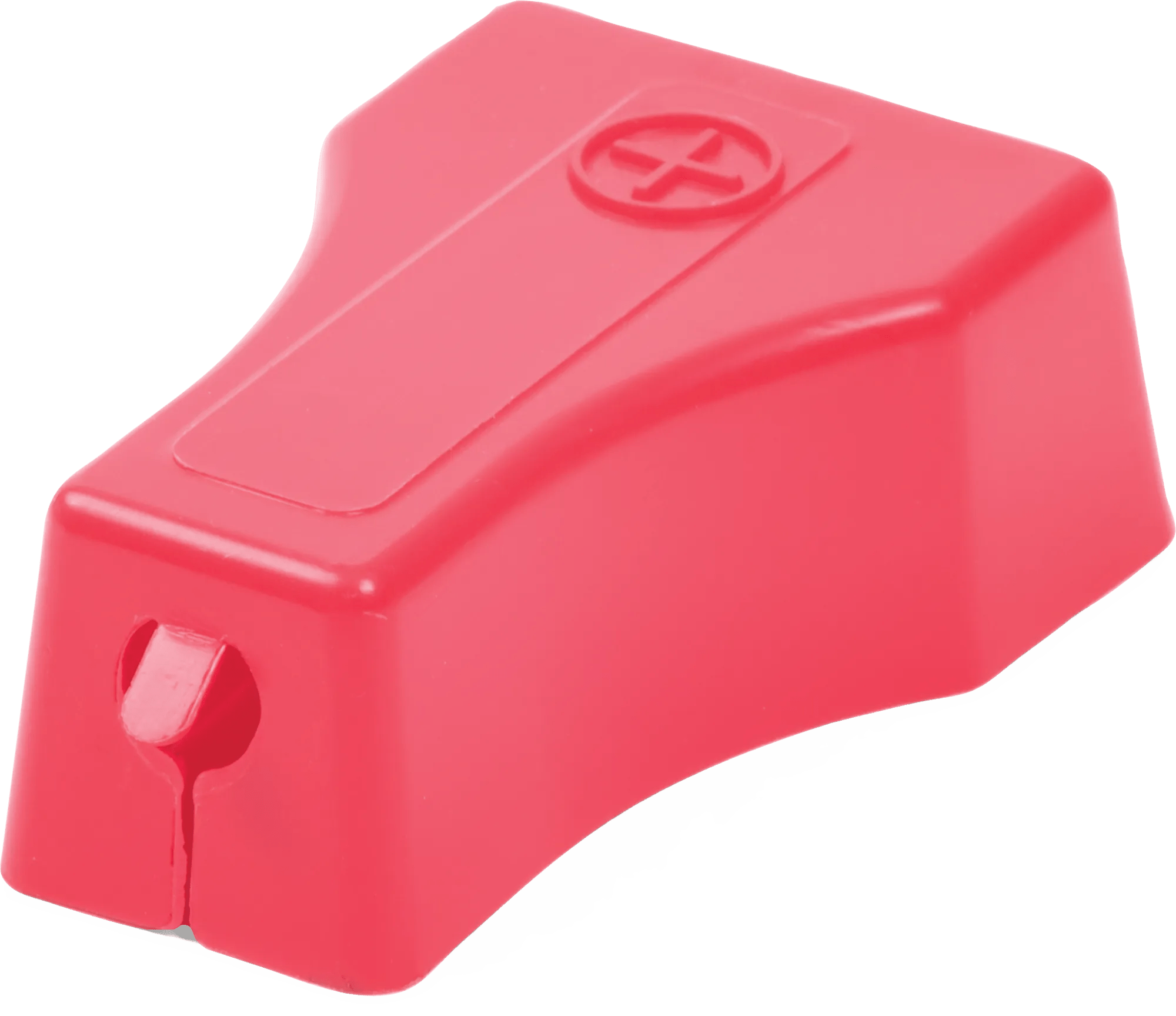 1 - 2 AWG Red Straight Snap On Clamp - 3 Pack