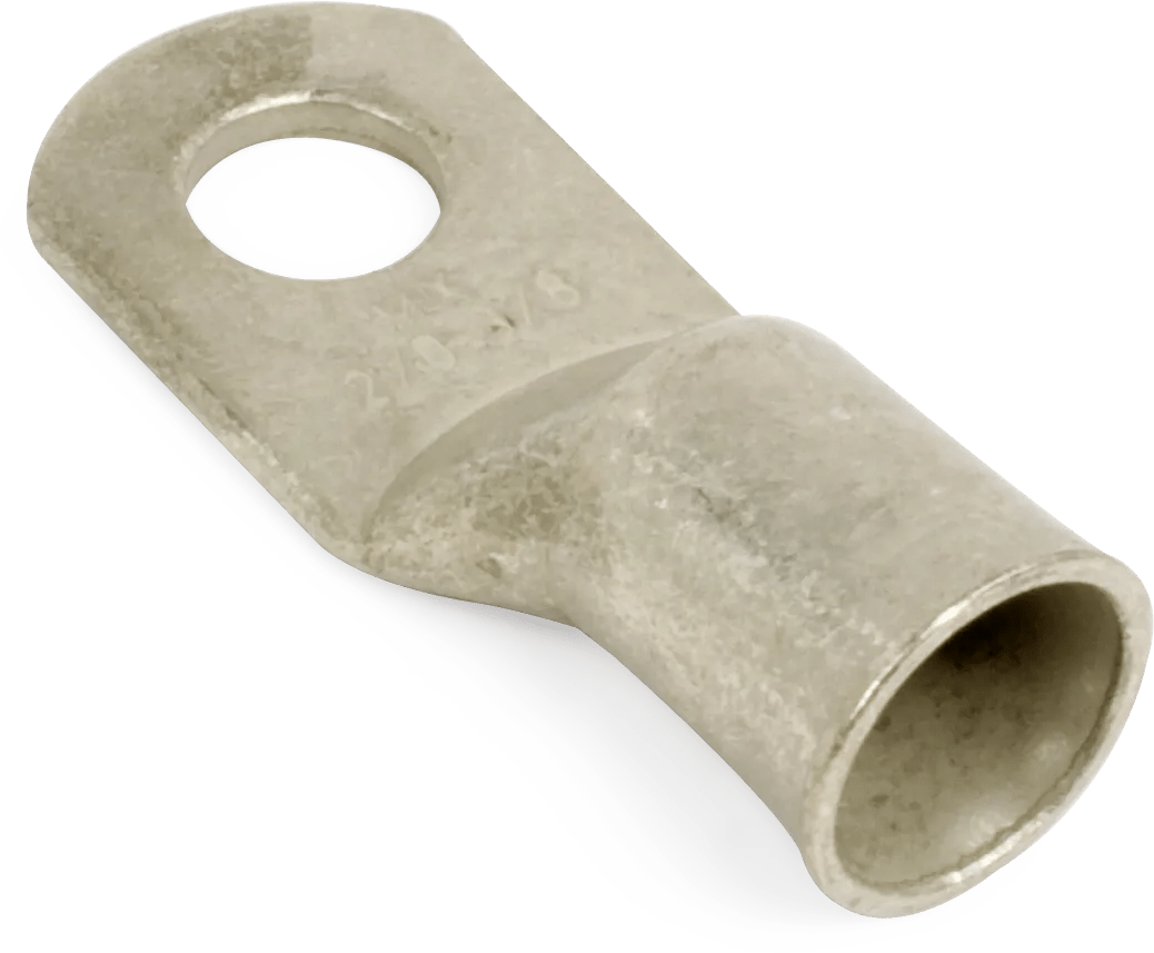 1 AWG x 3/8" Stud Heavy Duty Tin Plated Lug - 10 Pack