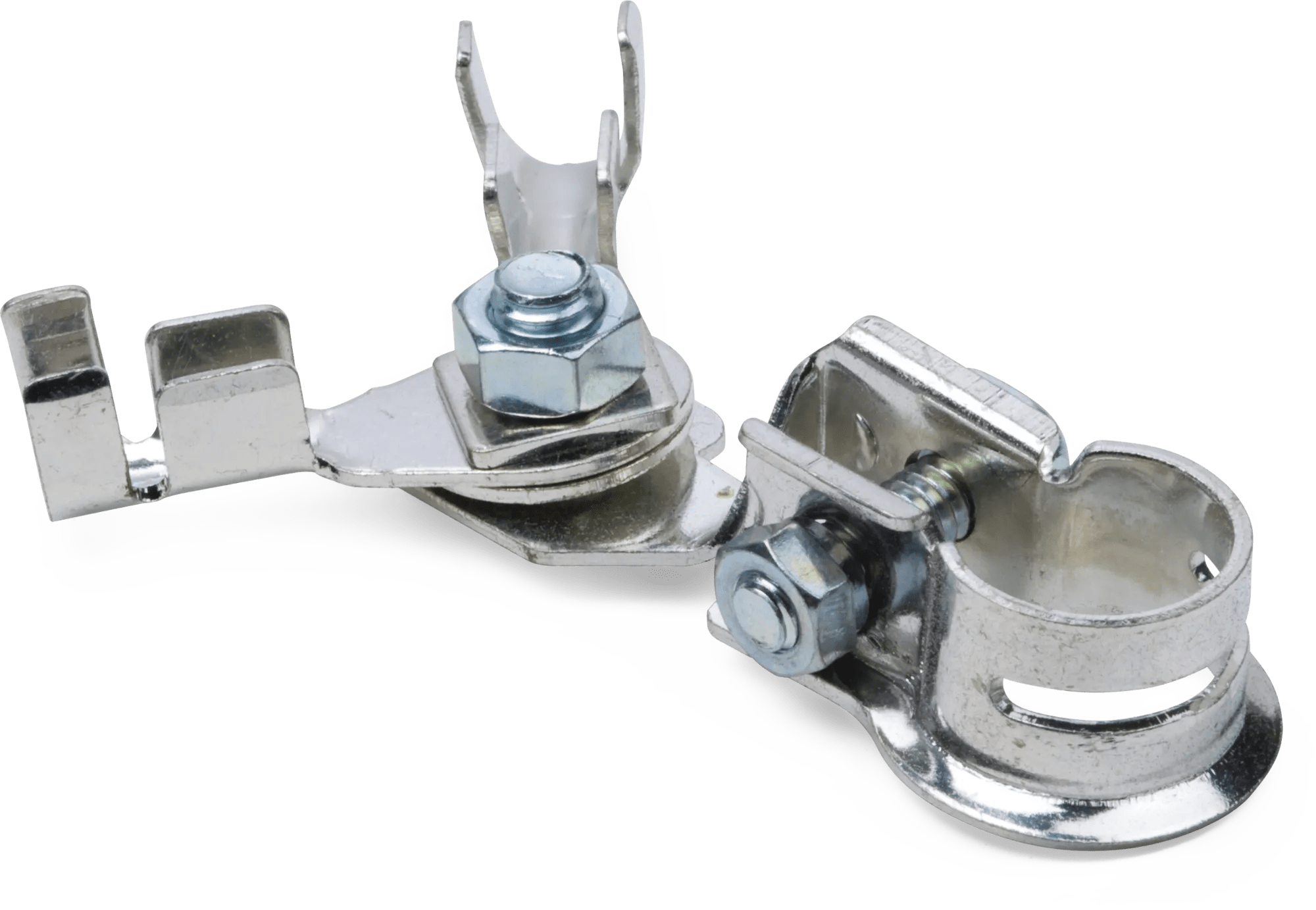Lead Free Clamp-On Universal Battery Terminal - 2 Pack