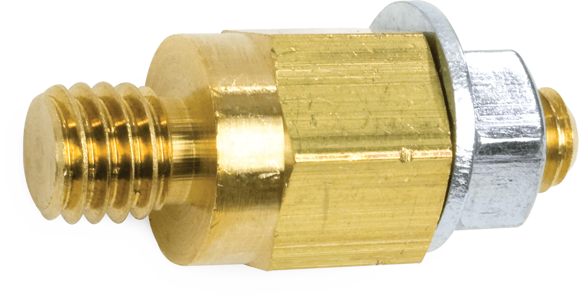 3/8"-16 x 3/8" Brass Adapter Bolt - 2 Pack