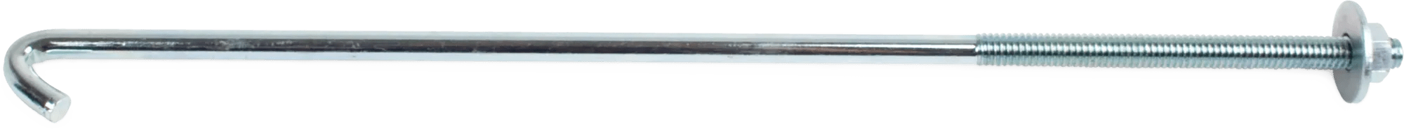 5/16"-18 x 12" Zinc Plated J-Type Battery Hold Down