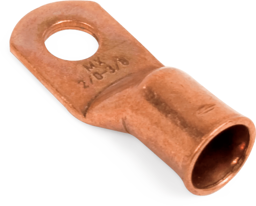 2 - 1 AWG Kim-Tech Single Barrel Stud Top Battery Terminal - 10 Pack