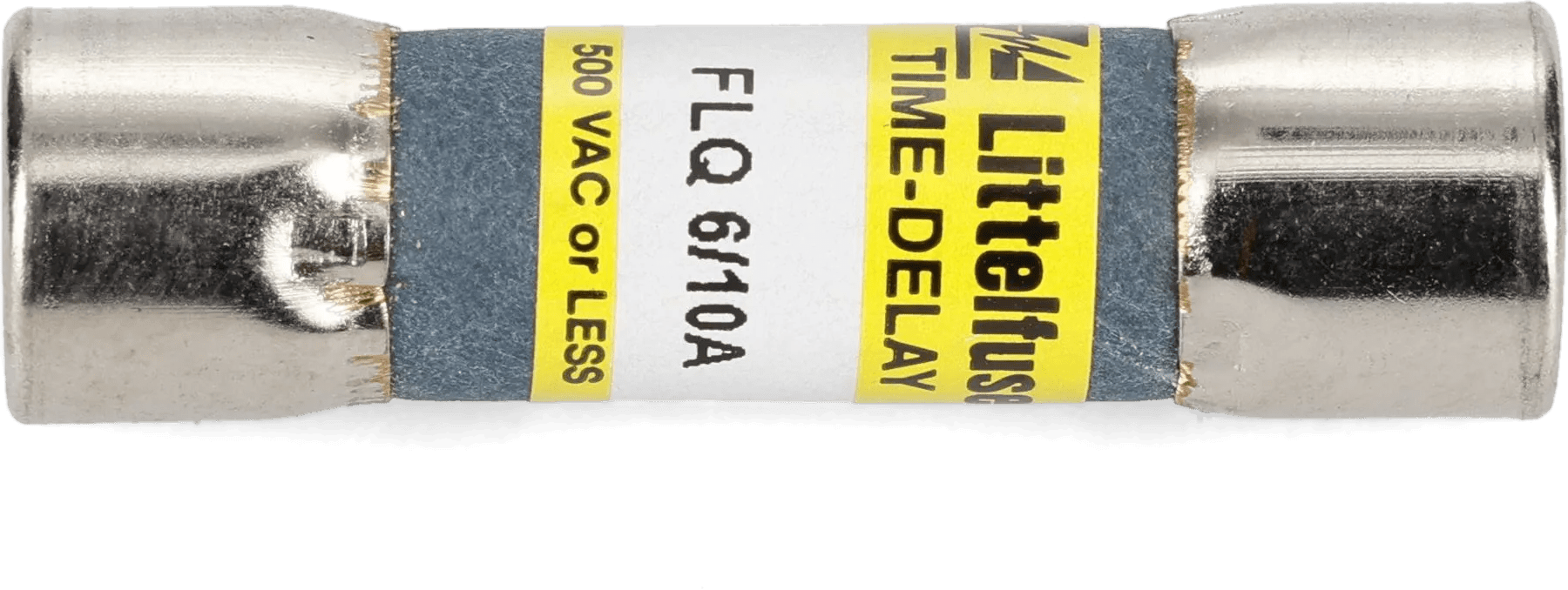 6/10 Amp Slo-Blo FLQ Series Midget Fuse - 2 Pack