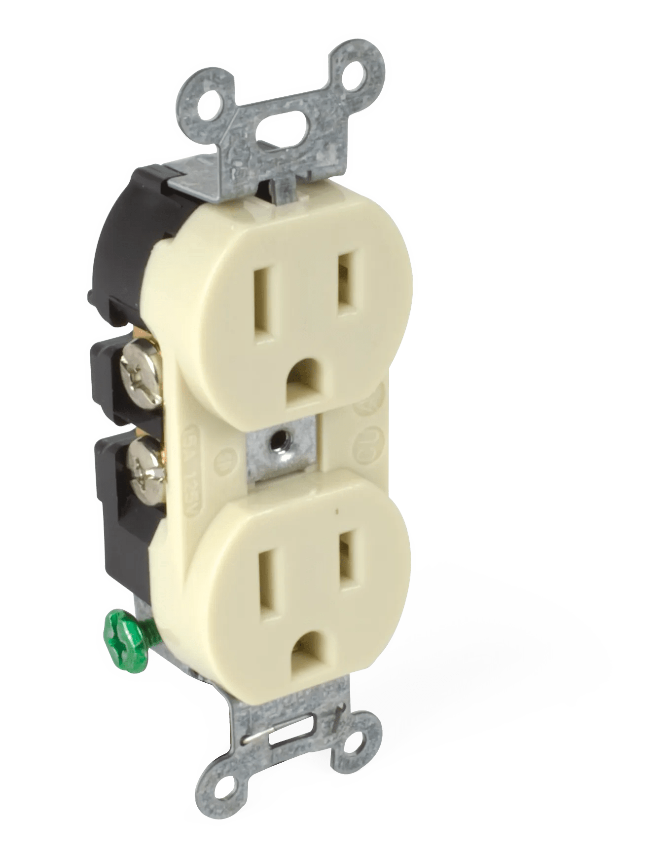 Hubbell 2-Pole 3-Wire Straight Blade Receptacles