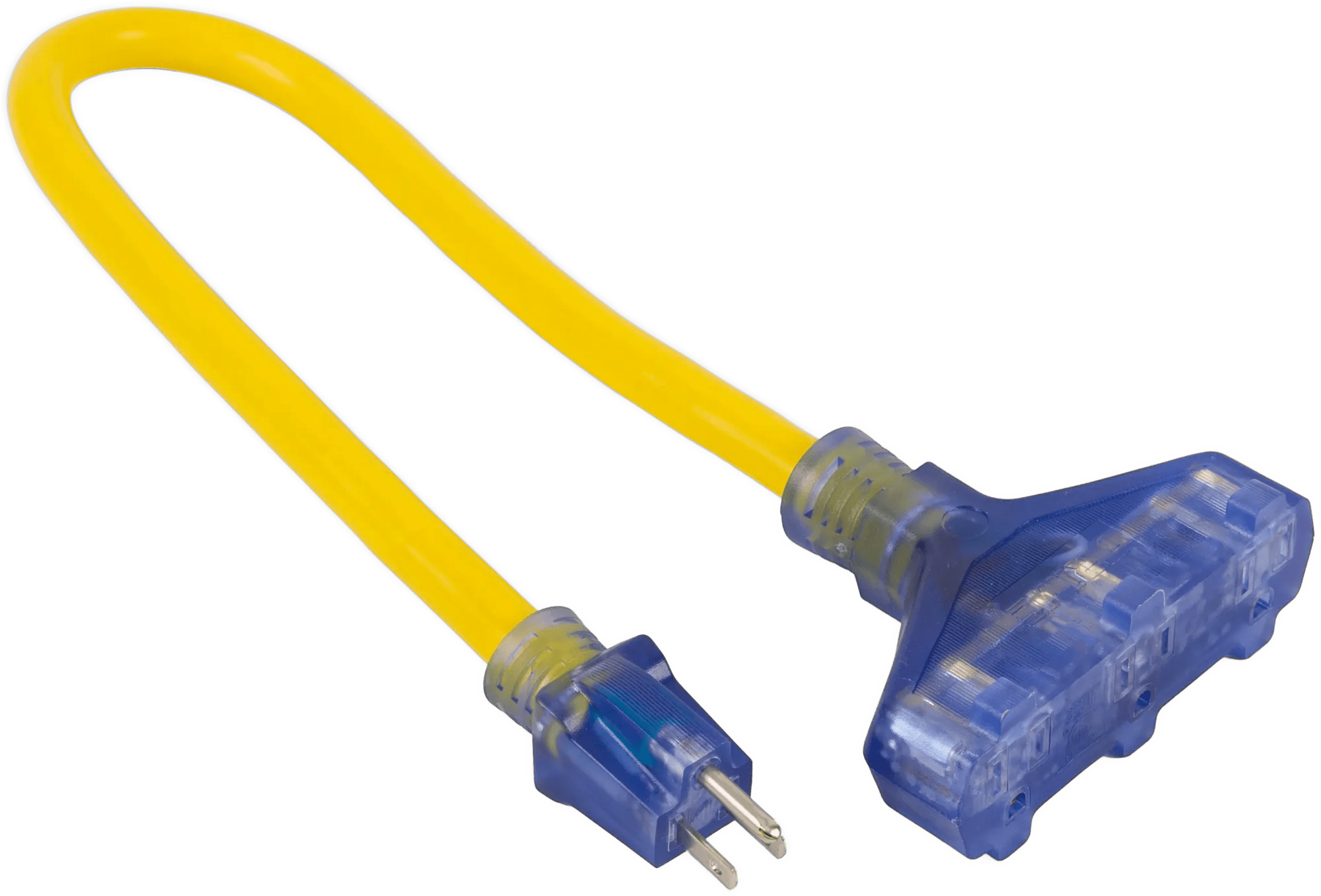 2' 3-Outlet Extension Cord