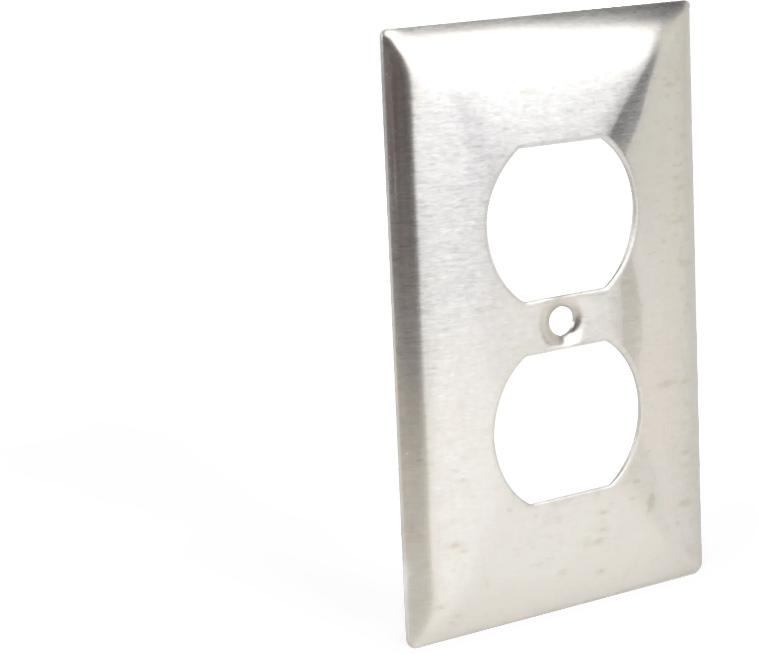 18-8 Stainless Steel 1 Gang Receptacle Plate