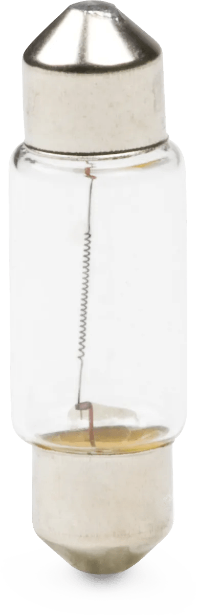 No. 6411 Miniature Dome, Hood & Trunk Lamp - 10 Pack