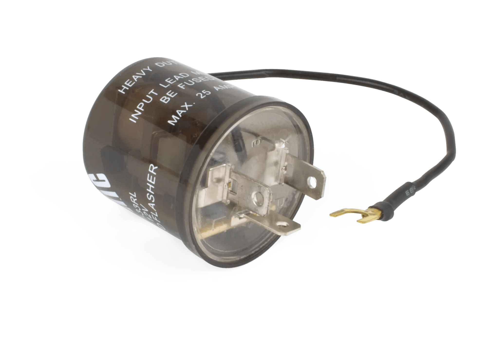 12 Volt 1/10 - 20 Amp 3 Pin Round LED Electronic Heavy Duty Flasher
