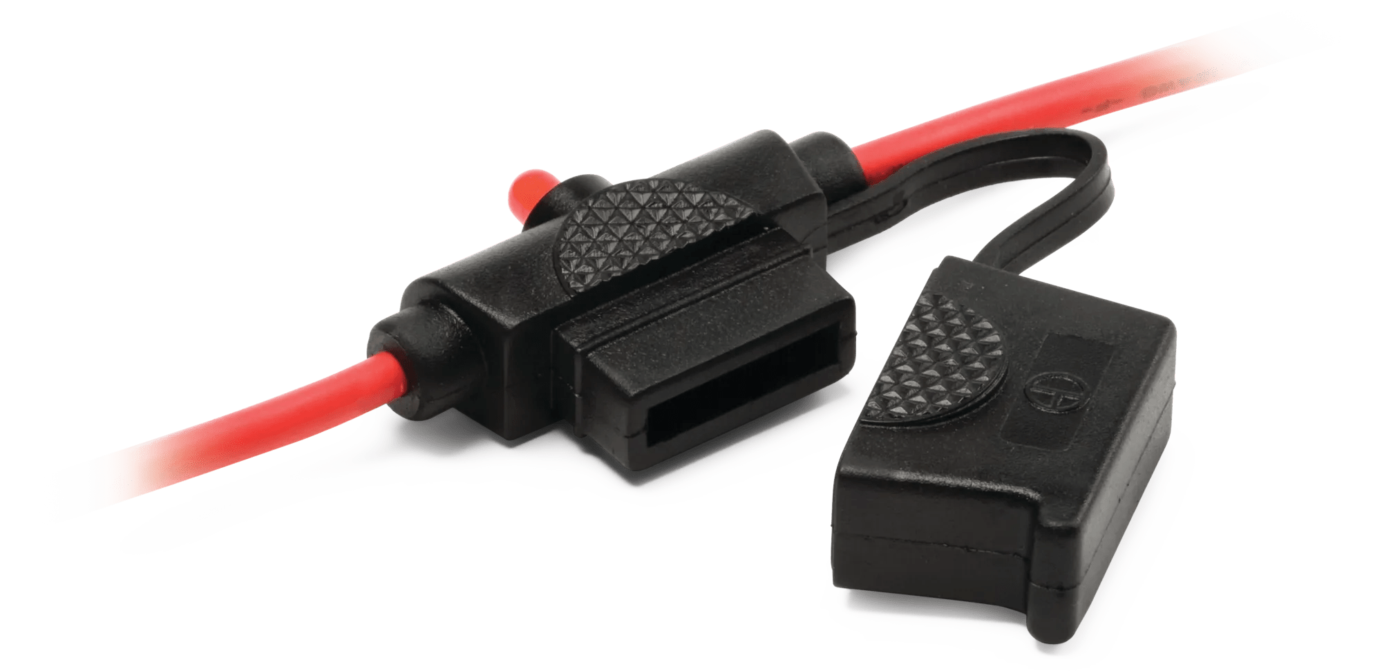 Black Blo-N-Glo LED Indicator Fuse Holders