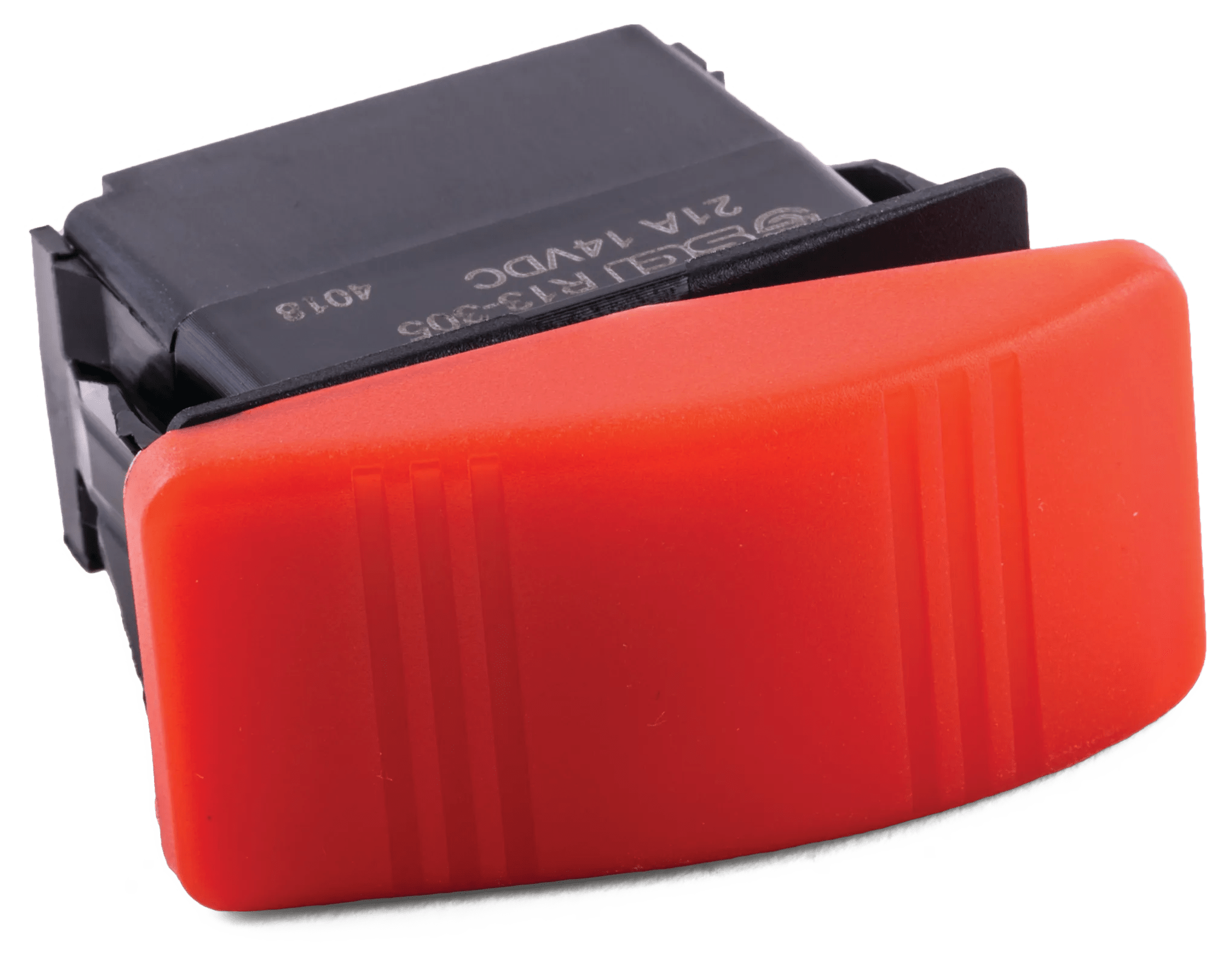 2 Position SPST Sealed Red Rocker Switch