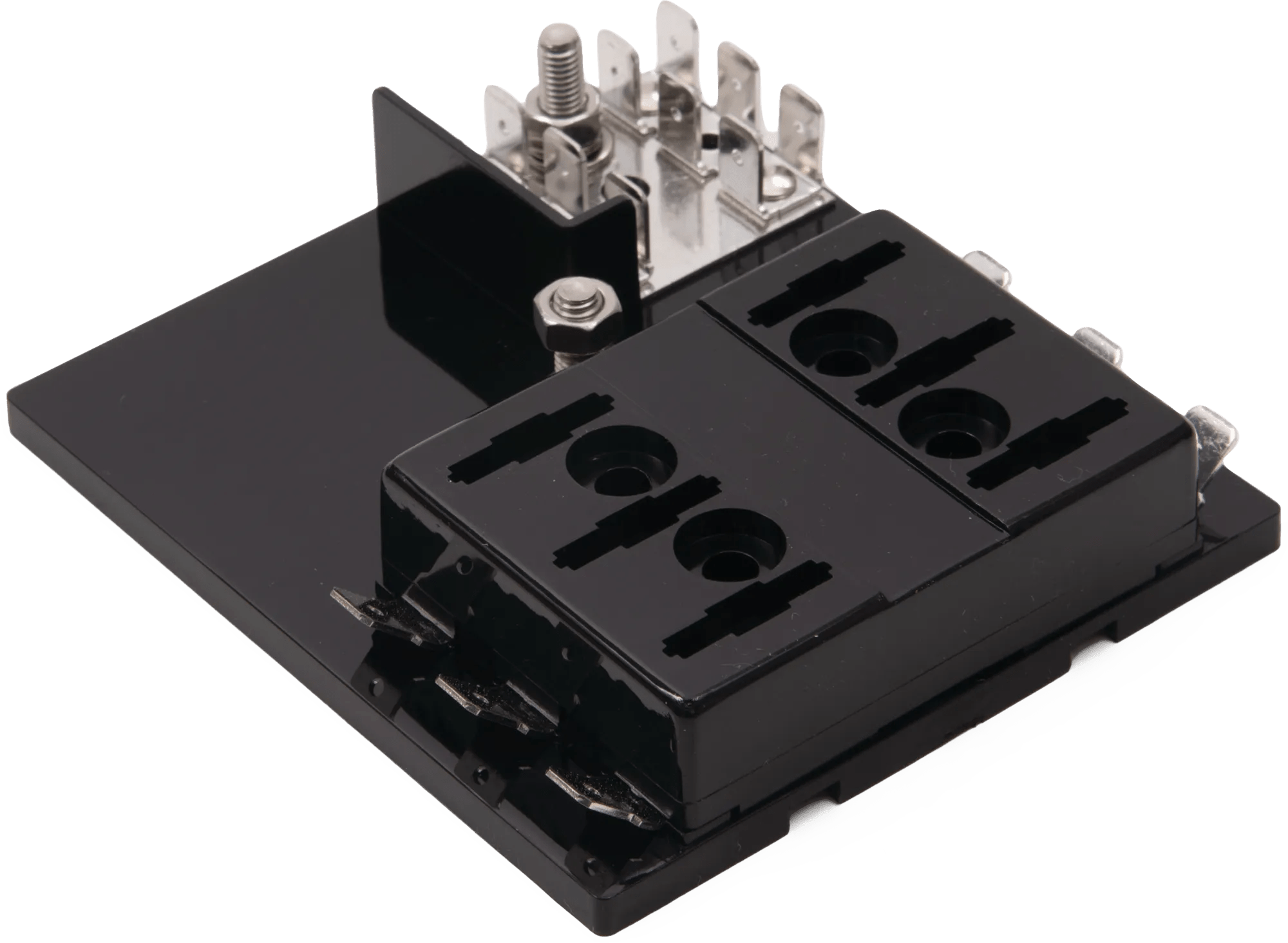 150 Amp ATO/ATC 6 Fuse Block with Ground Bus