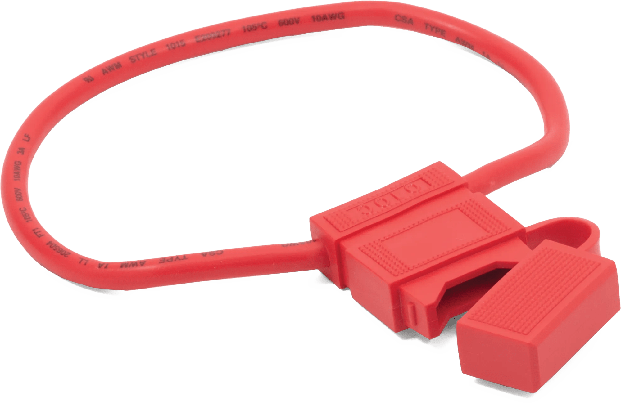 10 AWG 40 Amp ATO Fuse Holder with Protective Sealing Cover