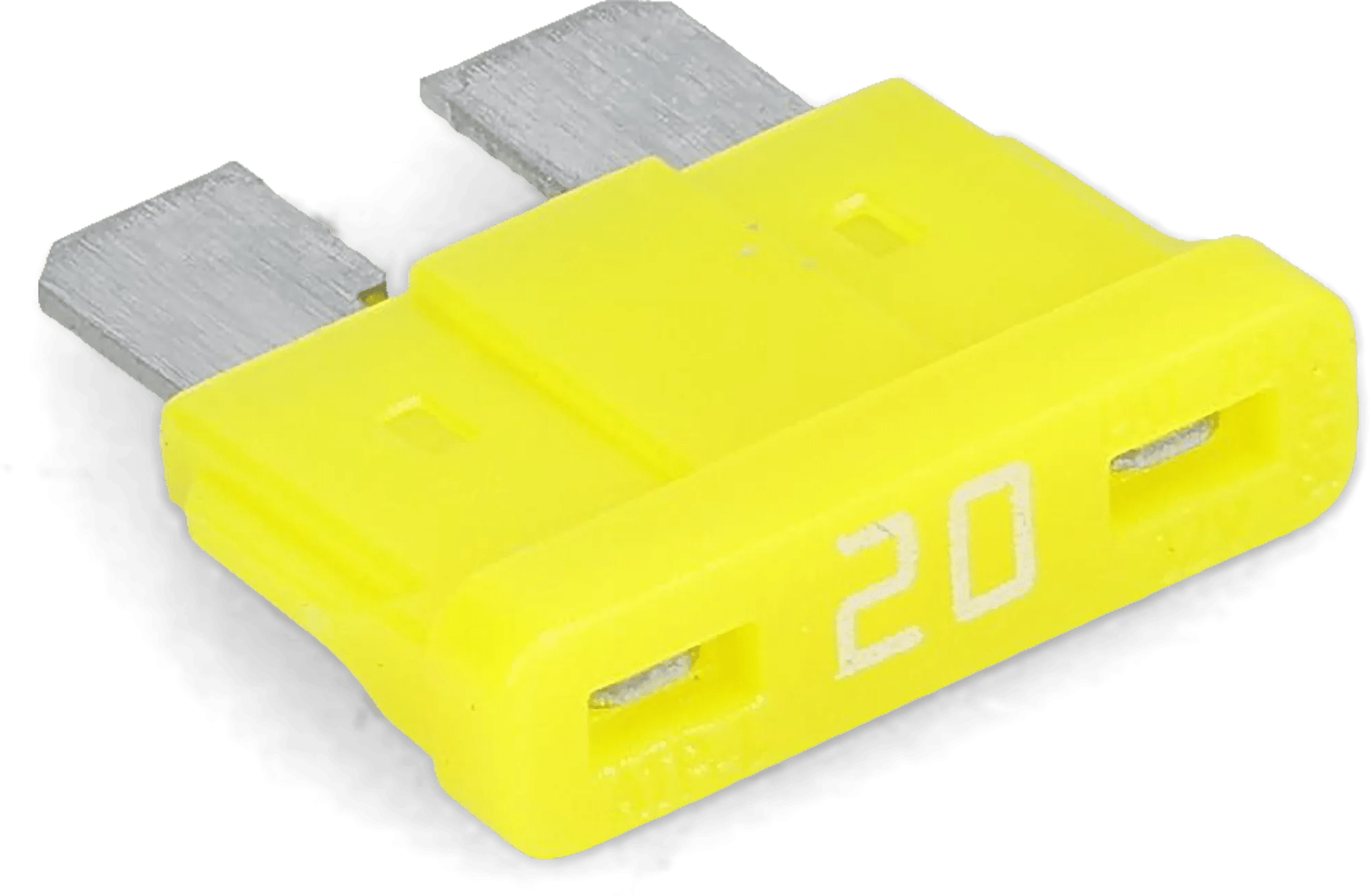 Yellow 20 AMP ATO Blo-N-Glo Fuse - 10 Pack