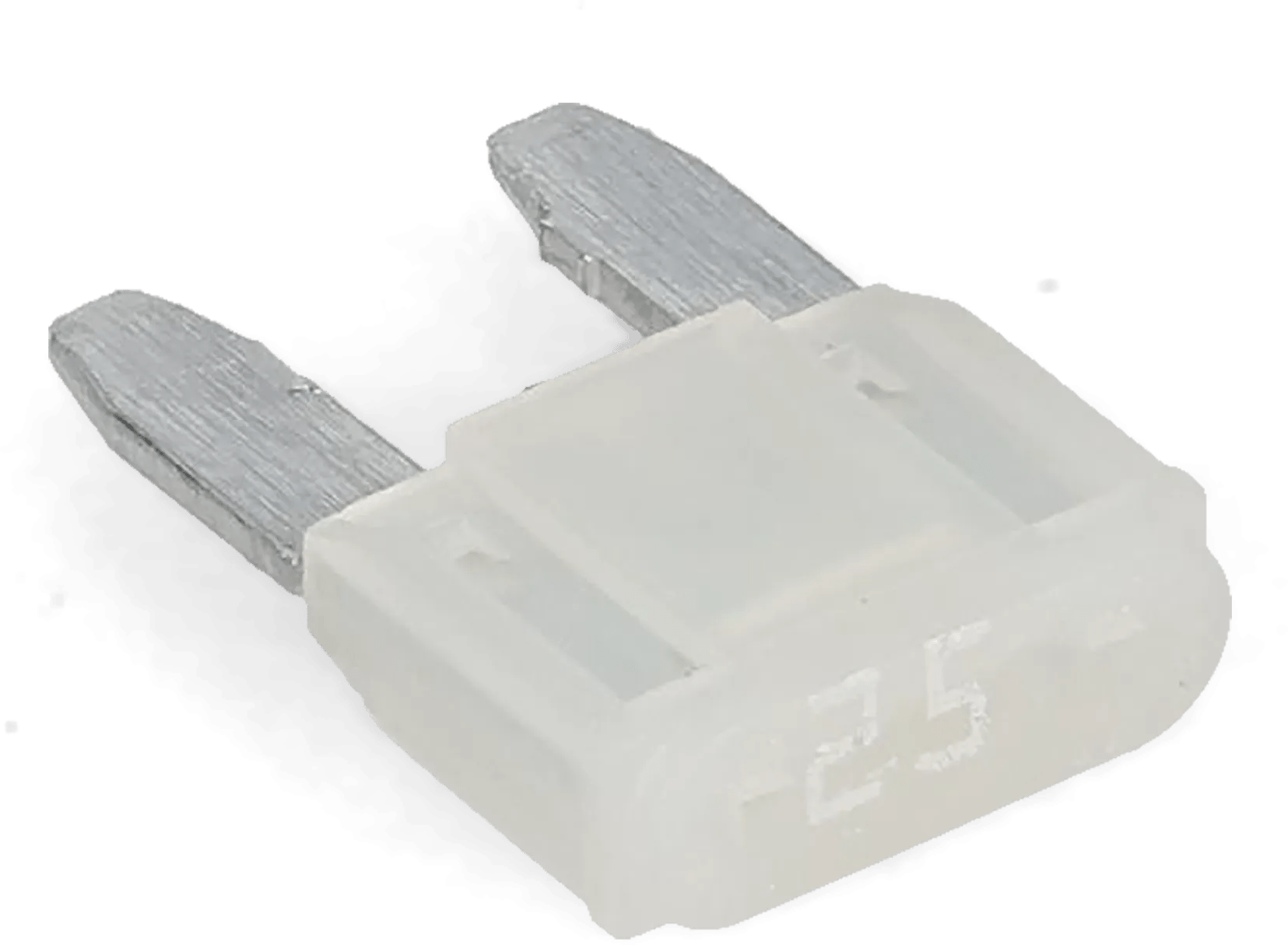 Natural 25 AMP ATM Mini Blo-N-Glo Fuse - 10 Pack