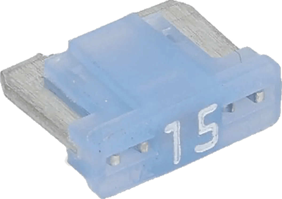 Blue 15 AMP Low Profile Mini Blo-N-Glo Fuse - 10 Pack