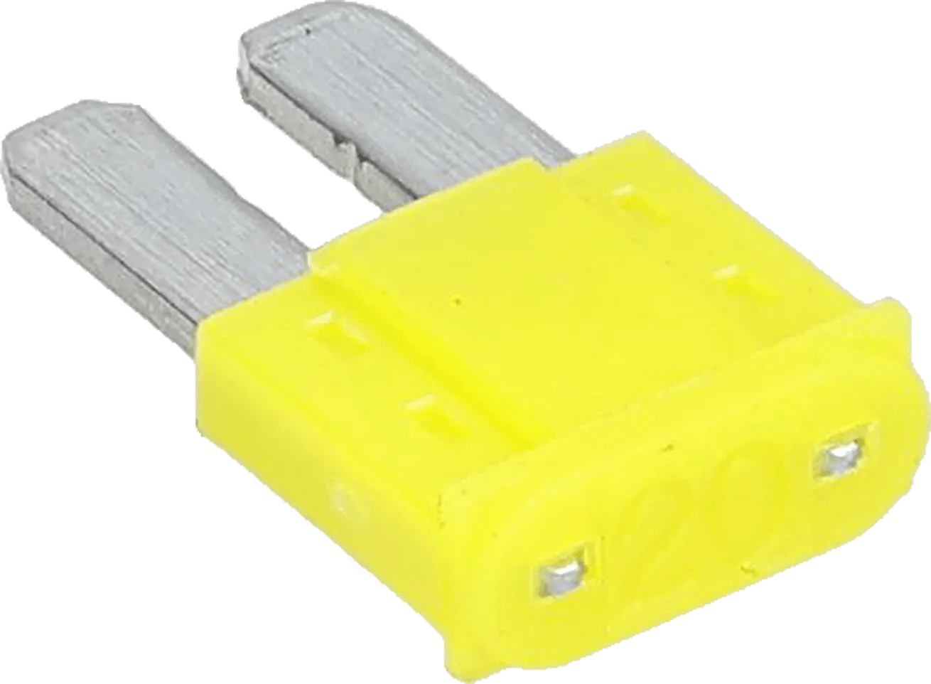 Yellow 20 AMP Micro 2 Blo-N-Glo Fuse - 10 Pack