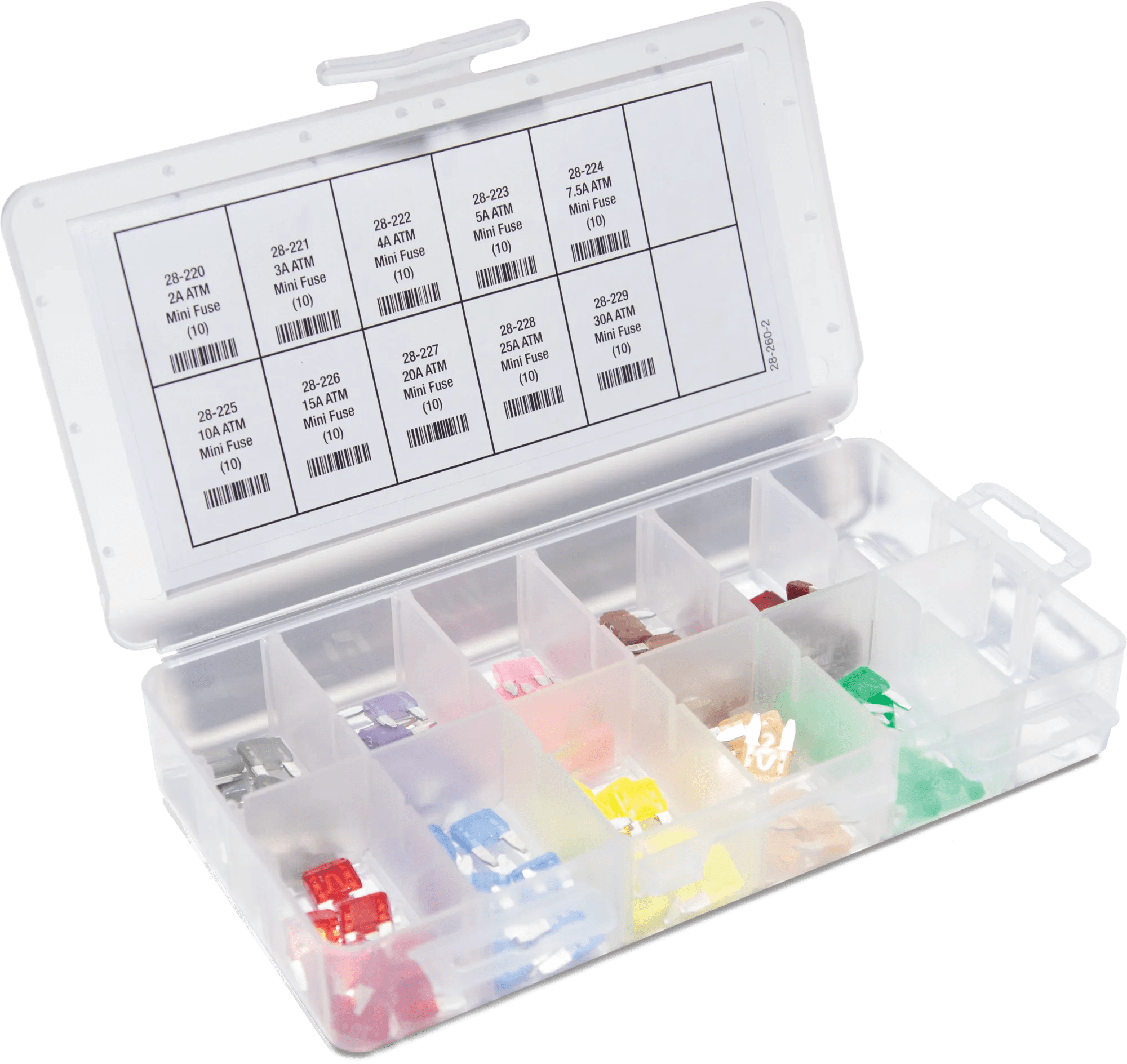 100 Piece ATM Mini Fuse Kit