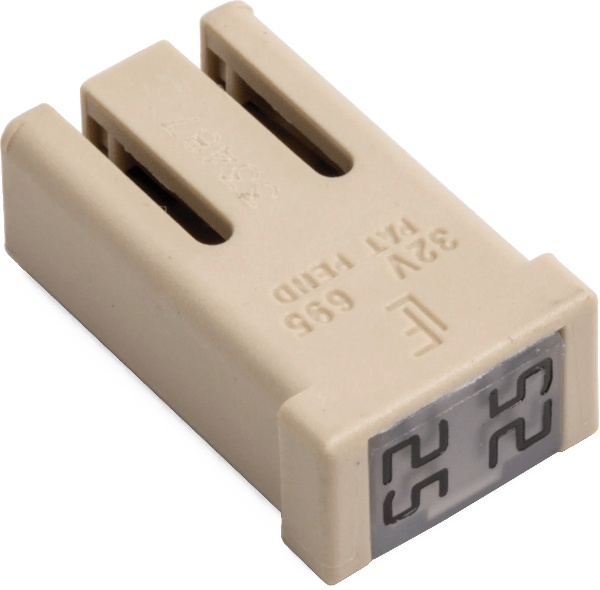 25 Amp Slotted White MCASE Fuse - 10 Pack
