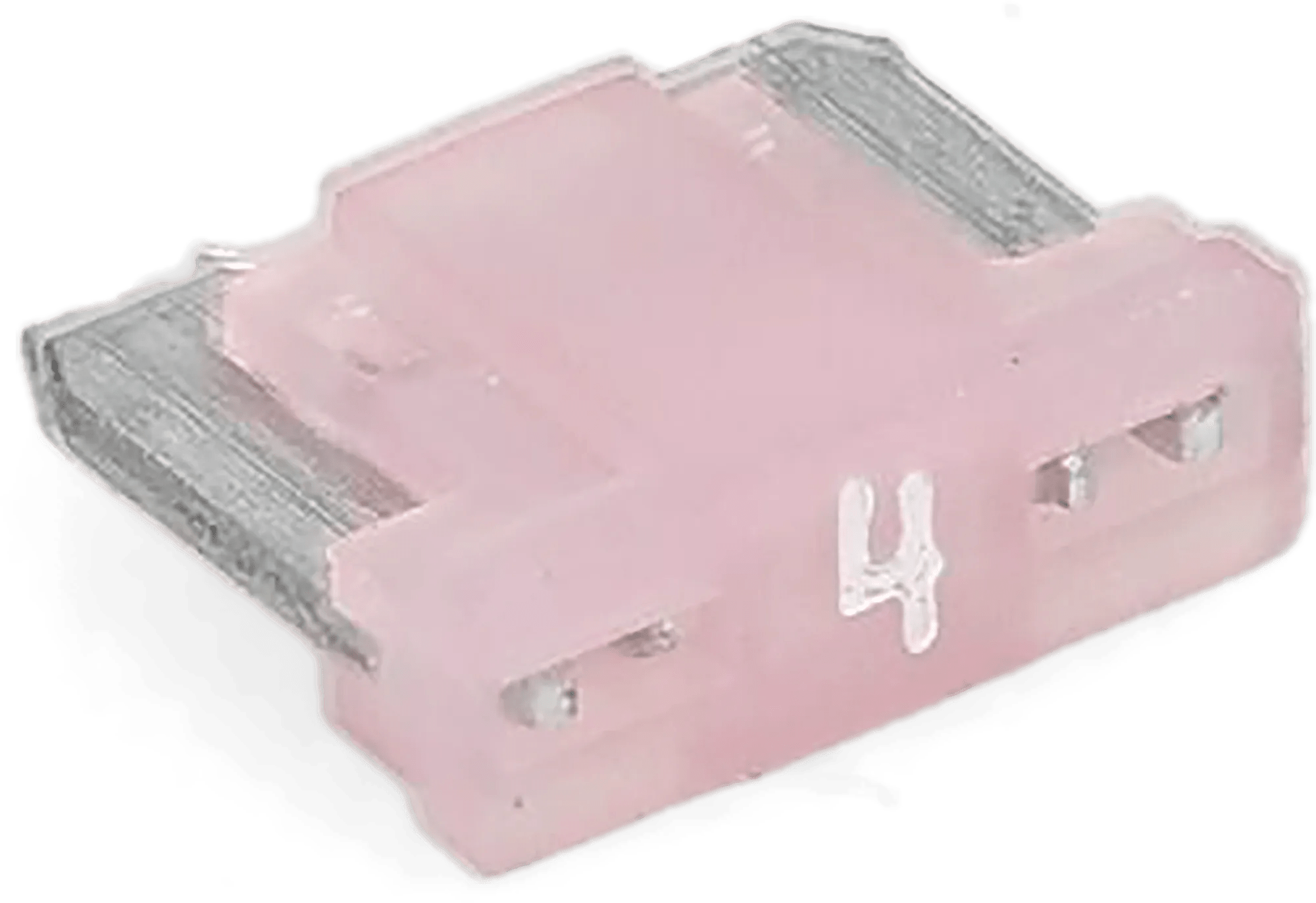 4 Amp Pink Low Profile Mini Fuse - 10 Pack