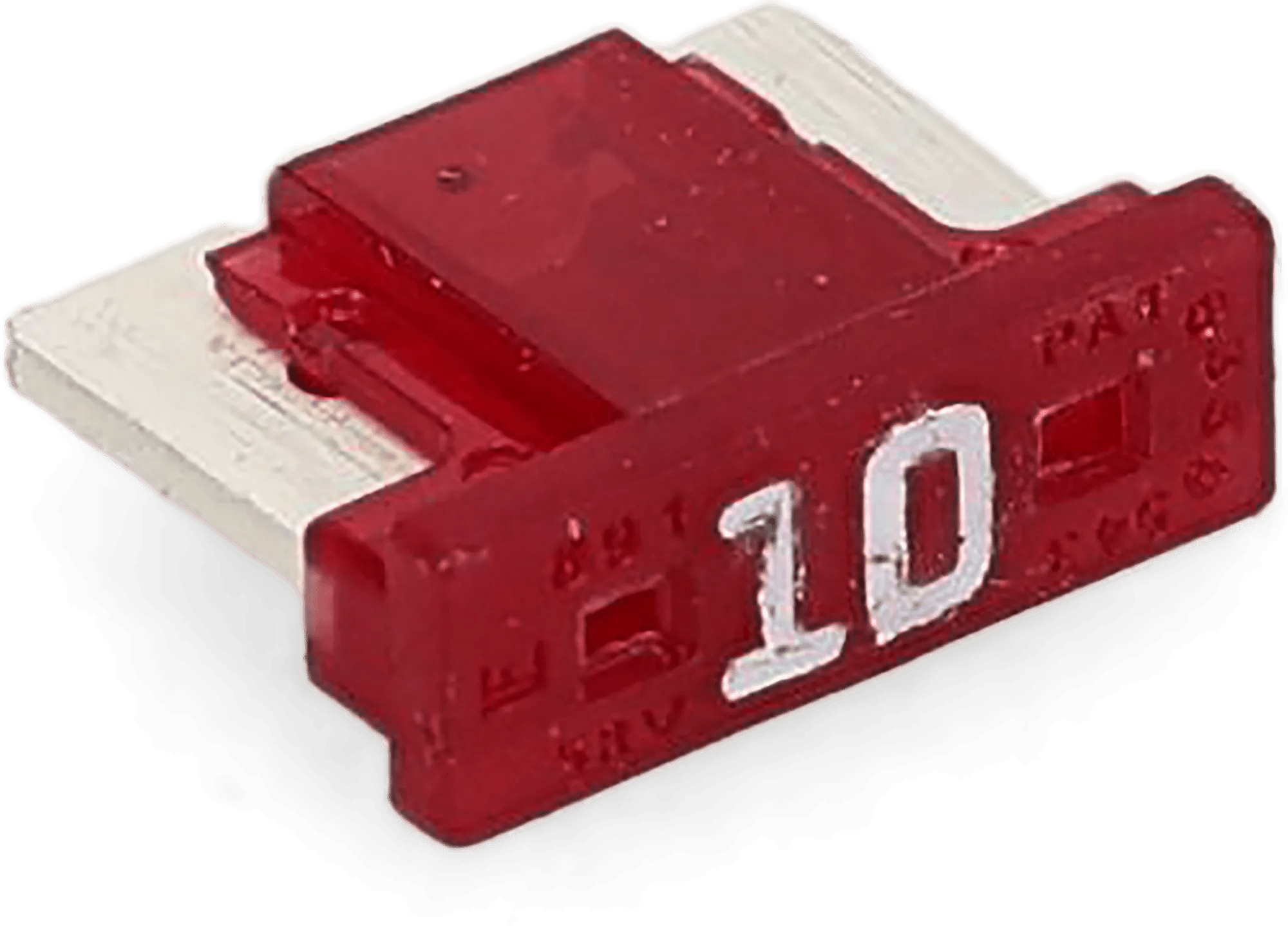 10 Amp Red Low Profile Mini Fuse - 10 Pack