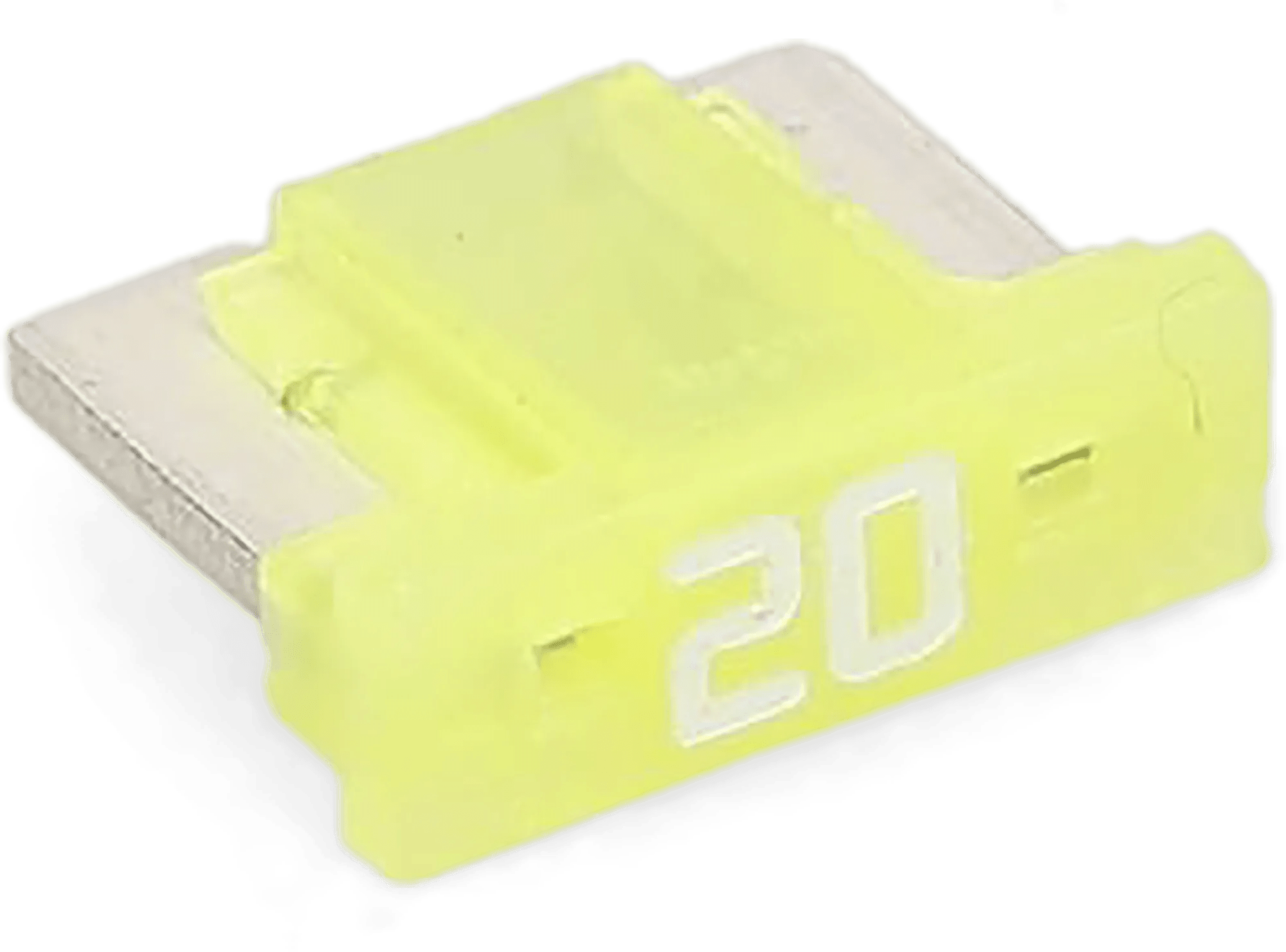 20 Amp Yellow Low Profile Mini Fuse