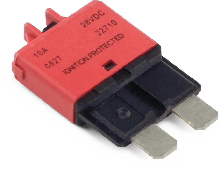 Type 3 Red 10 Amp Low Profile ATO/ATC Circuit Breakers
