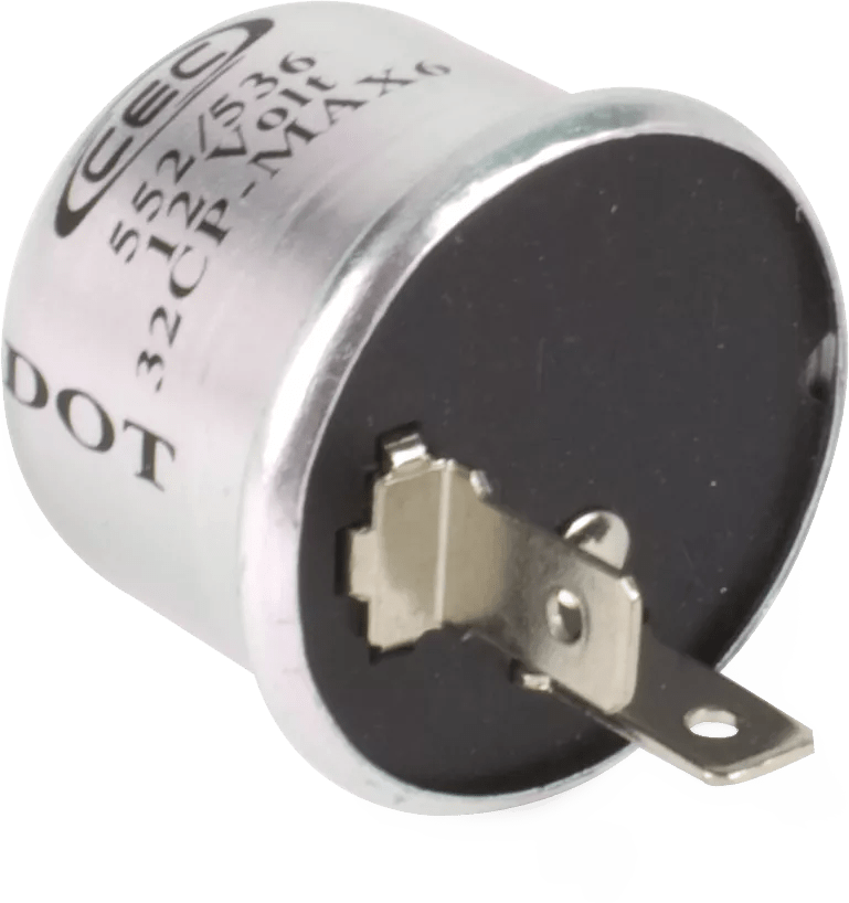 12 Volt 25 Amp 2 Pin Round Electronic Flasher
