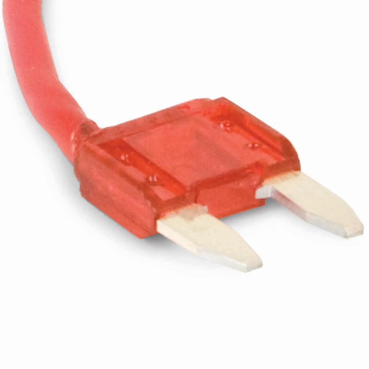 10 Amp Red ATM (Mini) Pigtail Fuse - 5 Pack