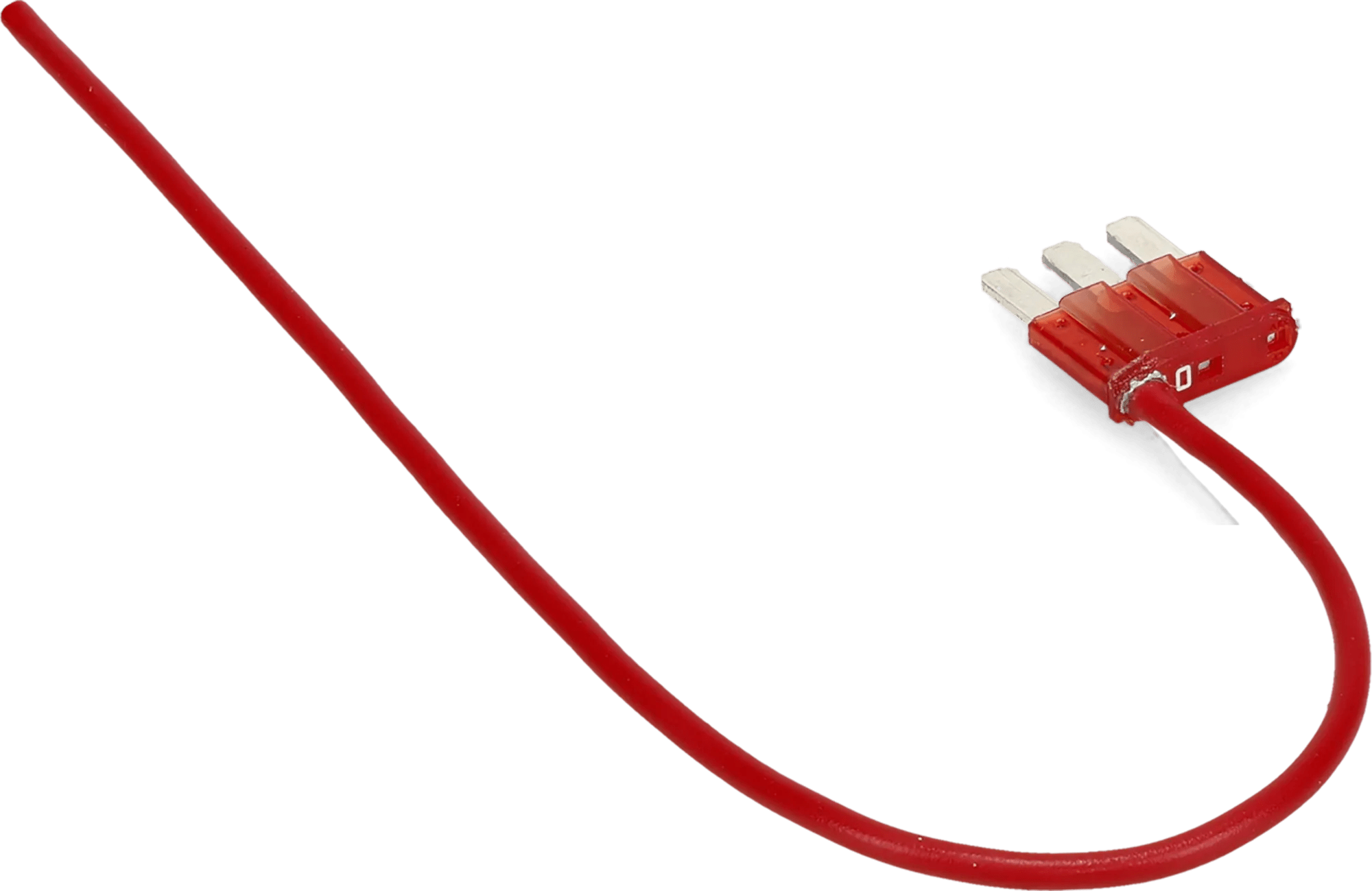 10 Amp Red Micro 3 Pigtail Fuse - 5 Pack
