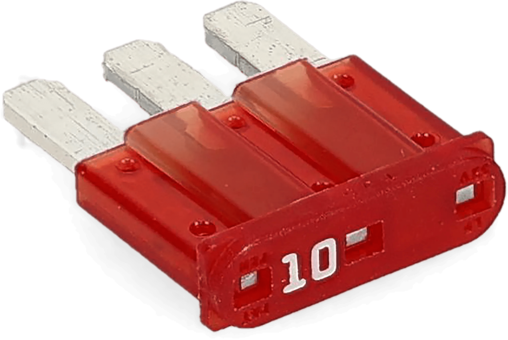 10 Amp Red Micro 3 Fuse - 10 Pack